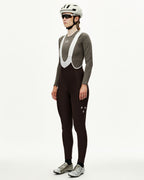 Women's Mechanism Thermal Long Bibs - Dark Coffee