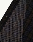 Off-Race Seersucker Shirt - Dark Navy