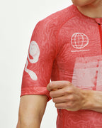 Mechanism Logo Jersey - AOP RTN Classic red
