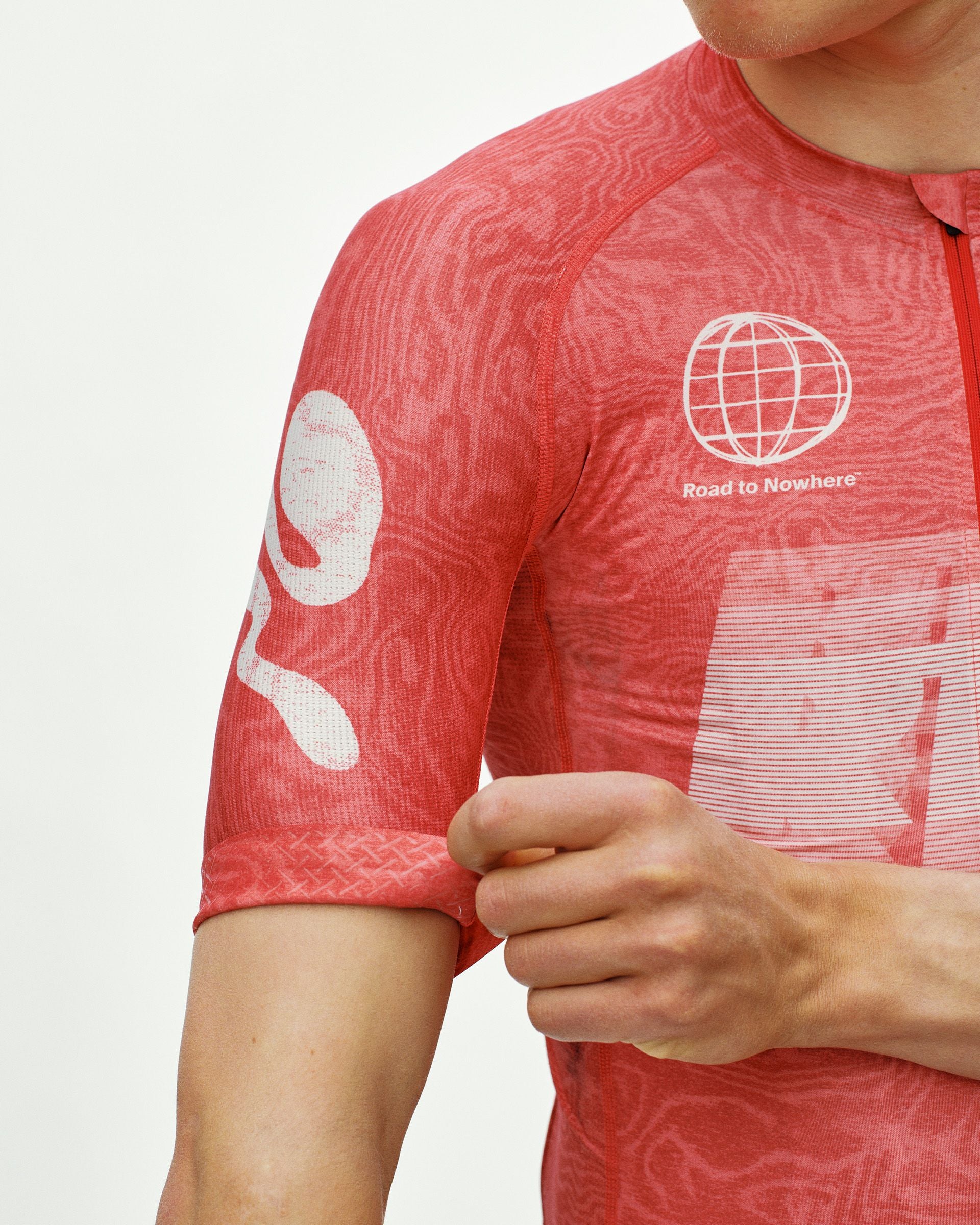 Mechanism Logo Jersey - AOP RTN Classic red