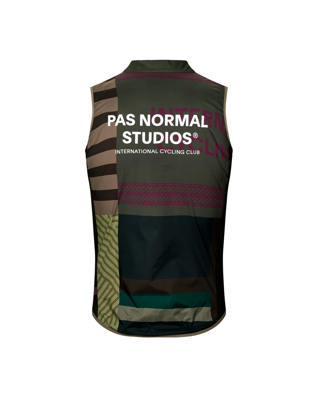 Mechanism Stow Away Gilet - AOP International Earth