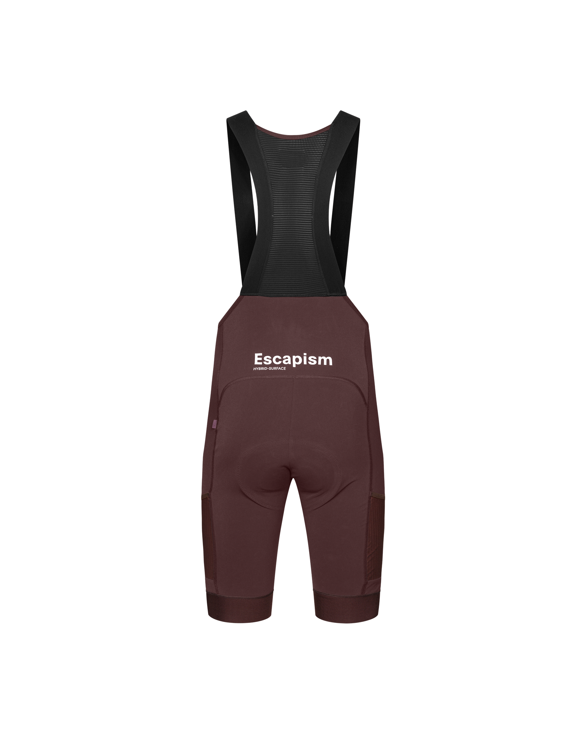Escapism Cargo Bibs - Dark Red