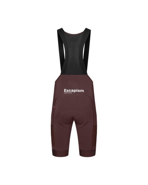 Escapism Cargo Bibs - Dark Red