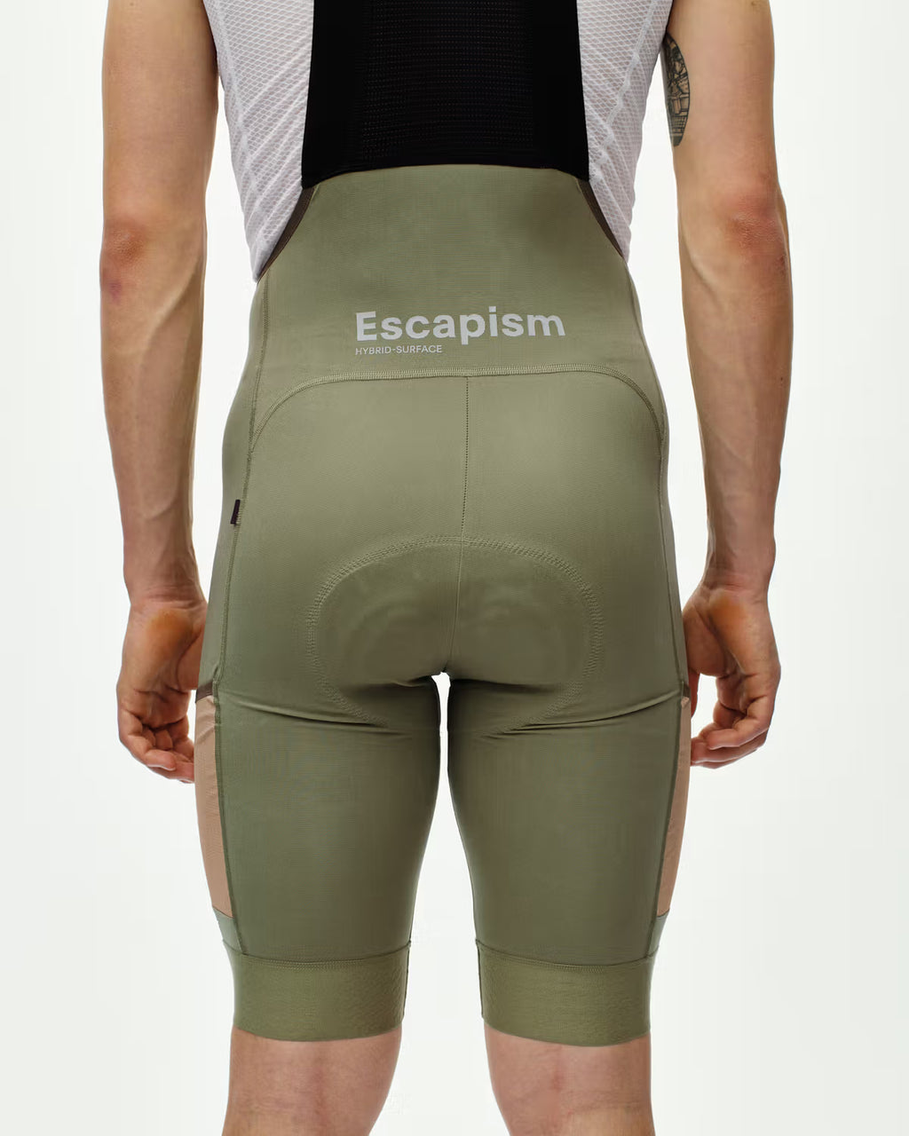 Escapism Cargo Bibs - Light Olive