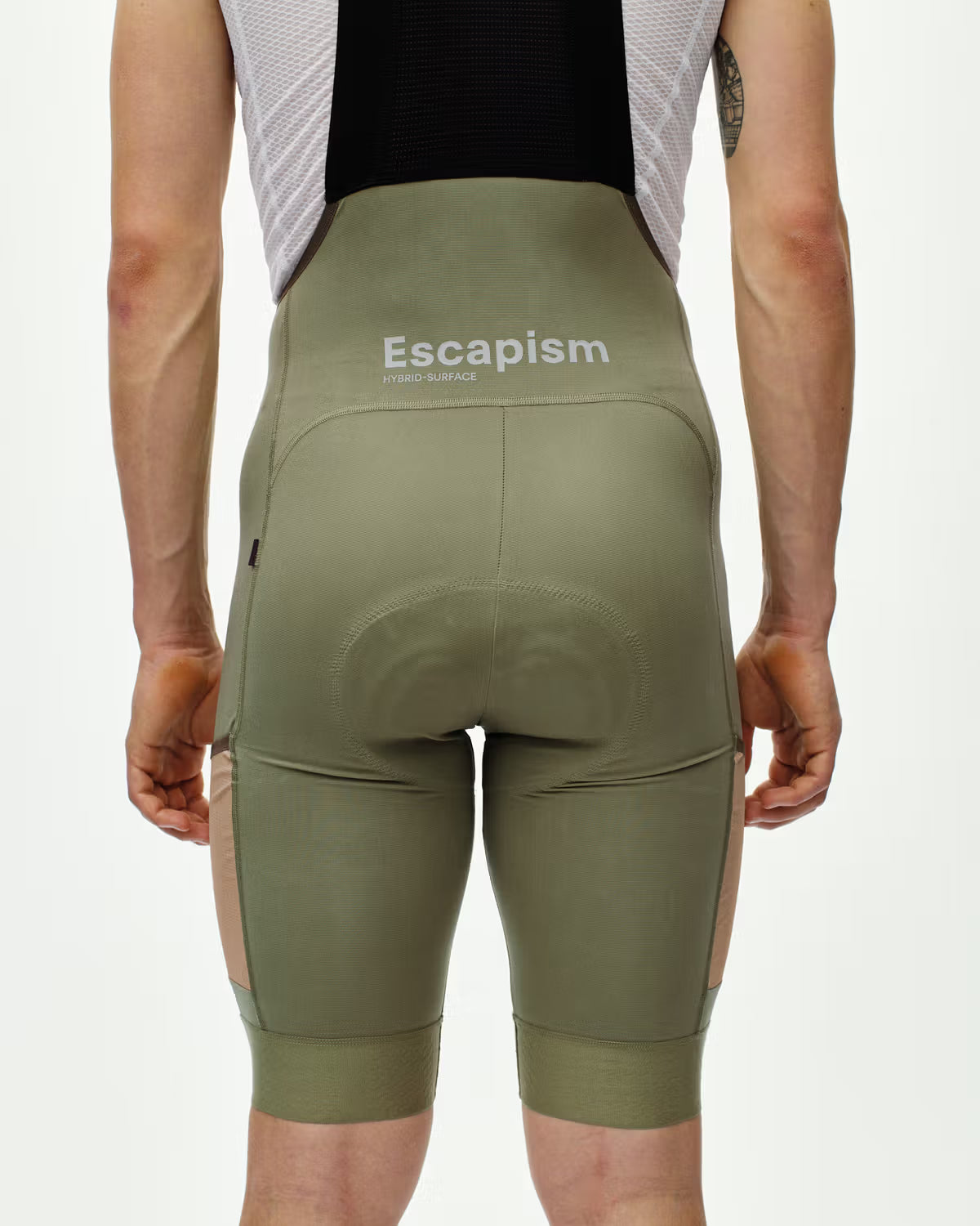 Escapism Cargo Bibs - Light Olive