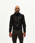 Escapism Hooded Lightweight Jacket - Black