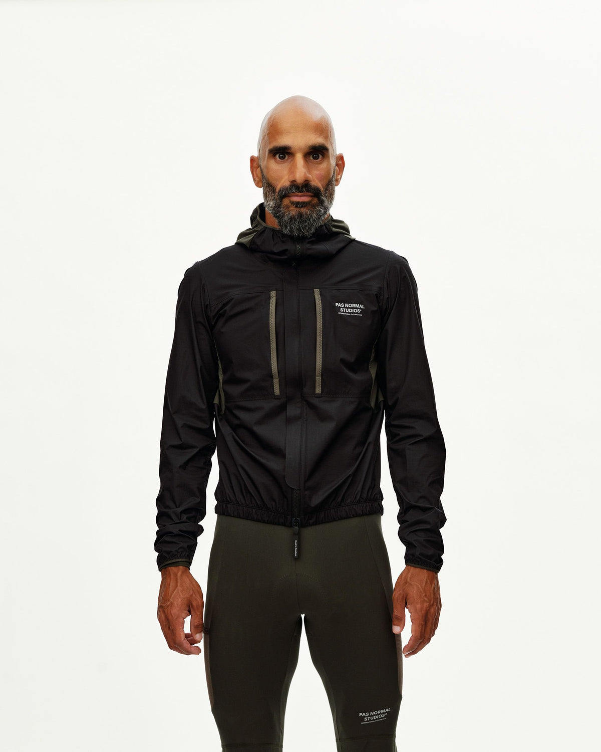 Escapism Hooded Lightweight Jacket - Black