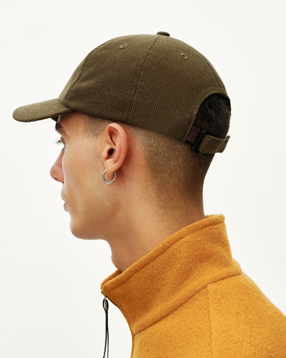 Off-Race Tech Corduroy Cap - Deep Olive