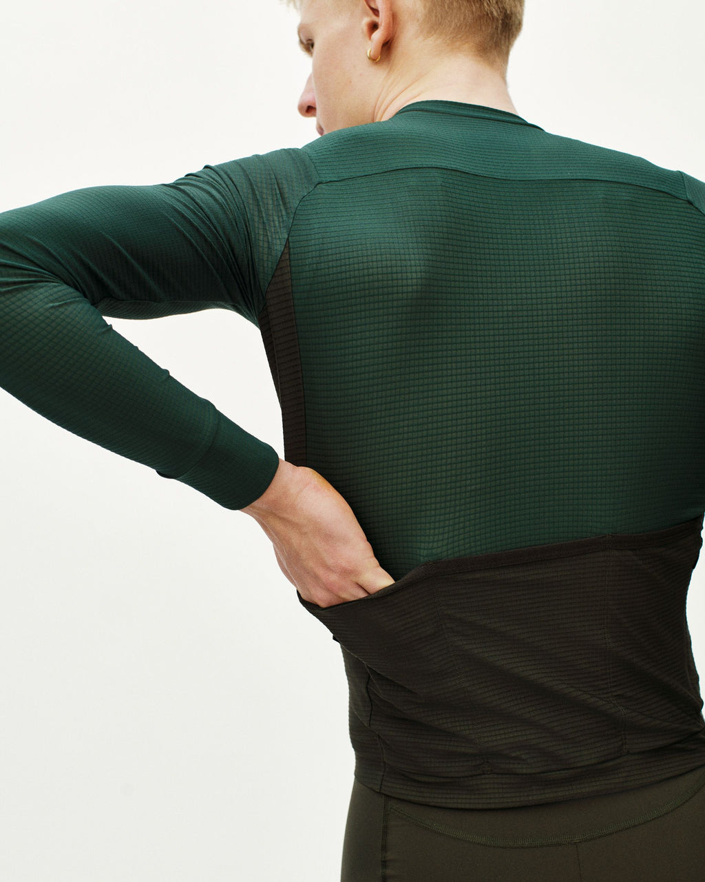 Mechanism Pro Long Sleeve Jersey - Petroleum / Dark Olive