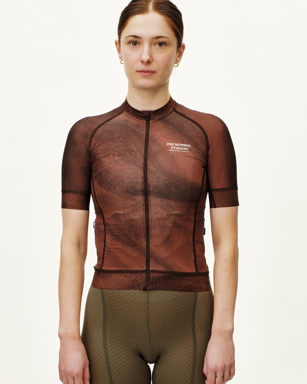 Women's Mechanism Jersey - AOP Light brown