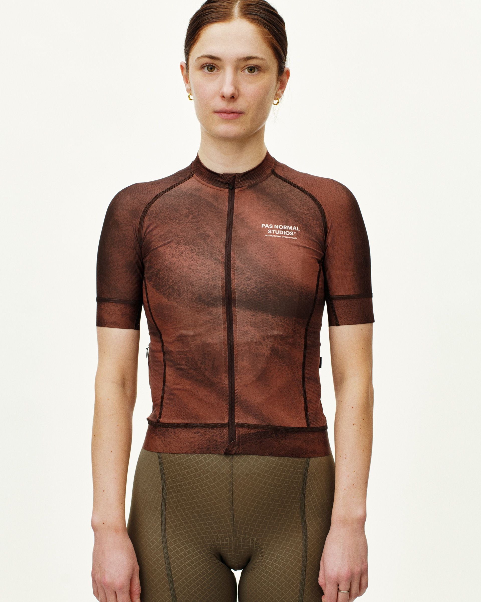 Women's Mechanism Jersey - AOP Light brown