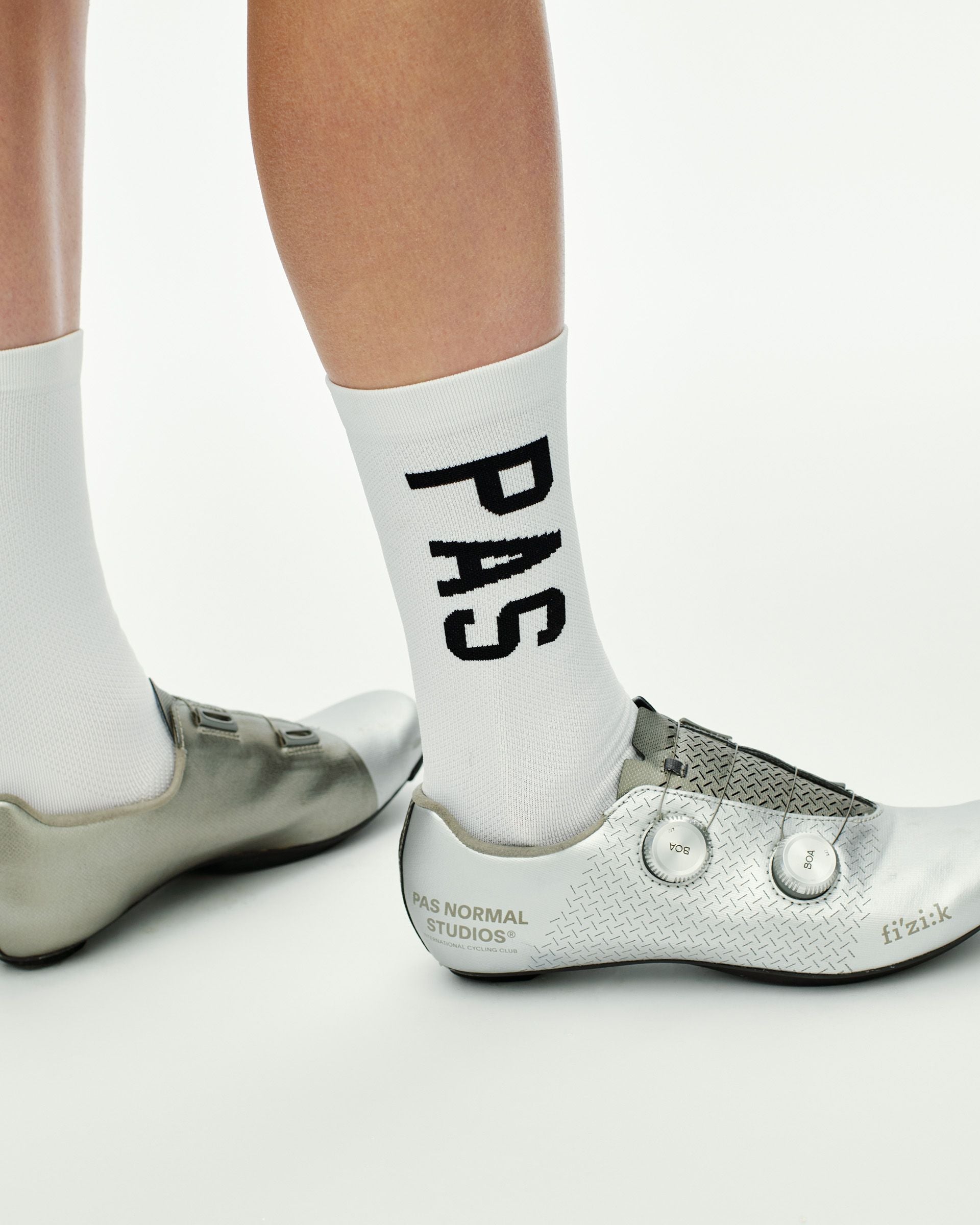 PAS Race Socks - White