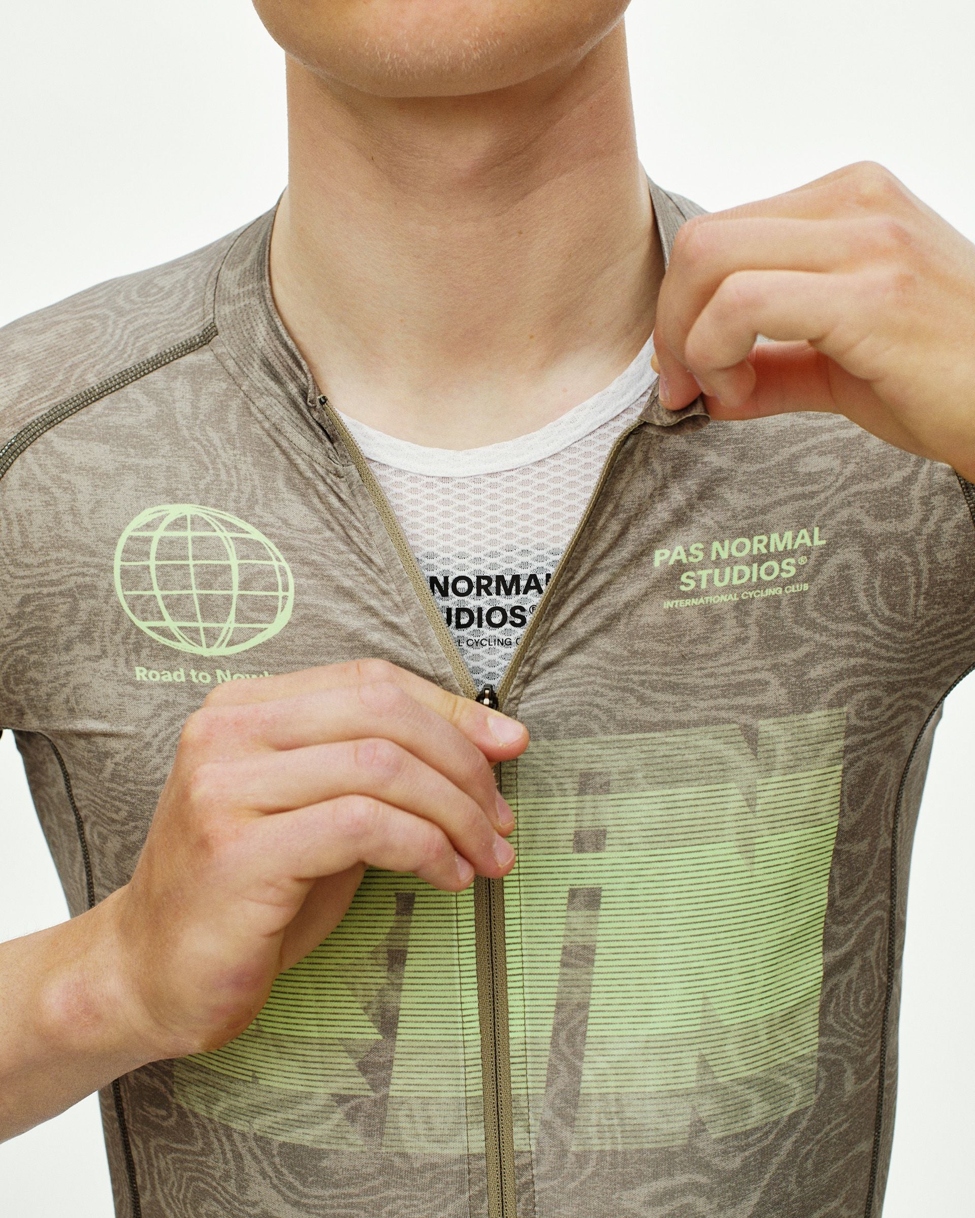 Mechanism Logo Jersey - AOP RTN Earth