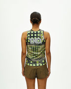 Women's T.K.O. Balance Singlet - T.K.O. Moss Green