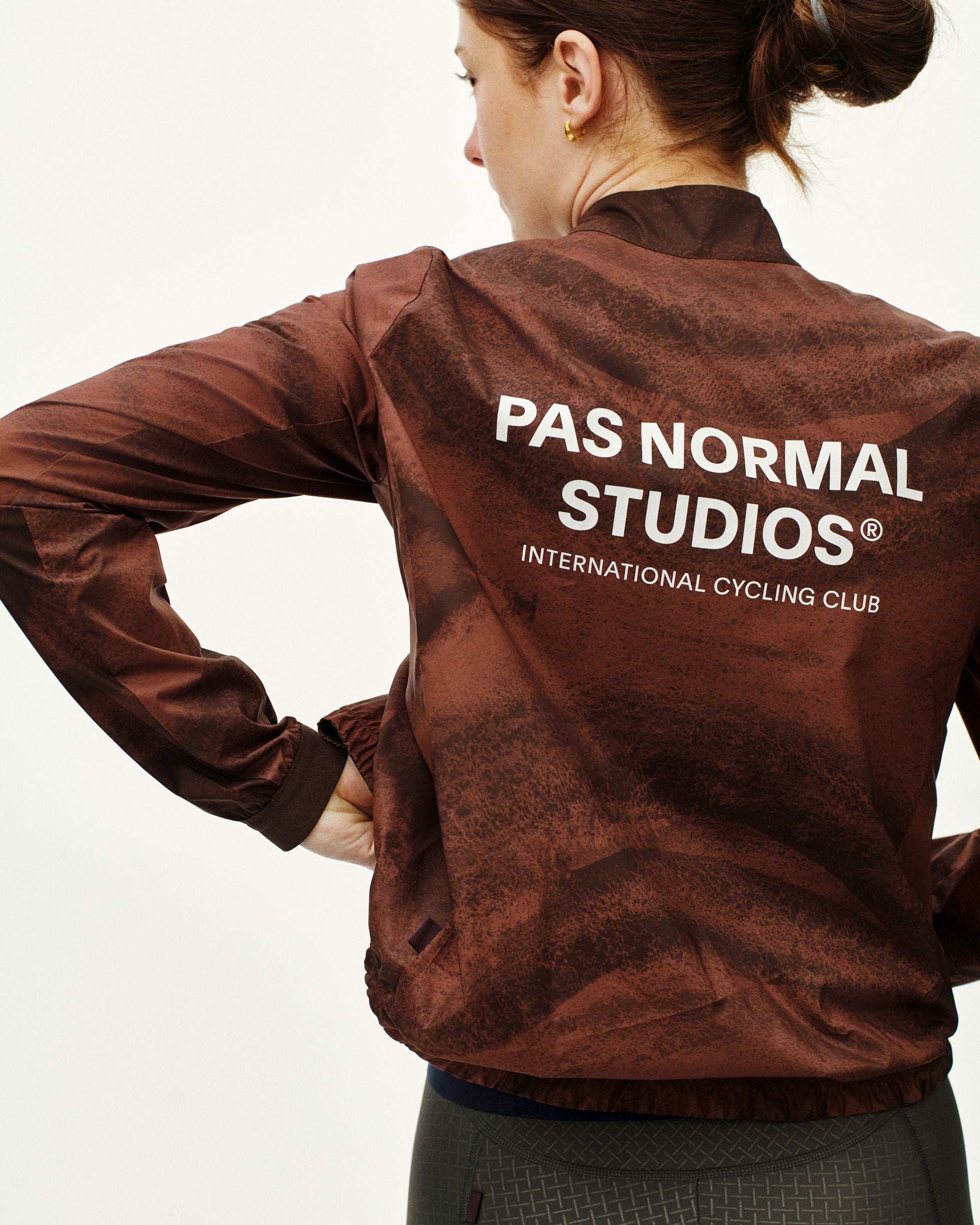 Women's Mechanism Stow Away Jacket - AOP Light brown