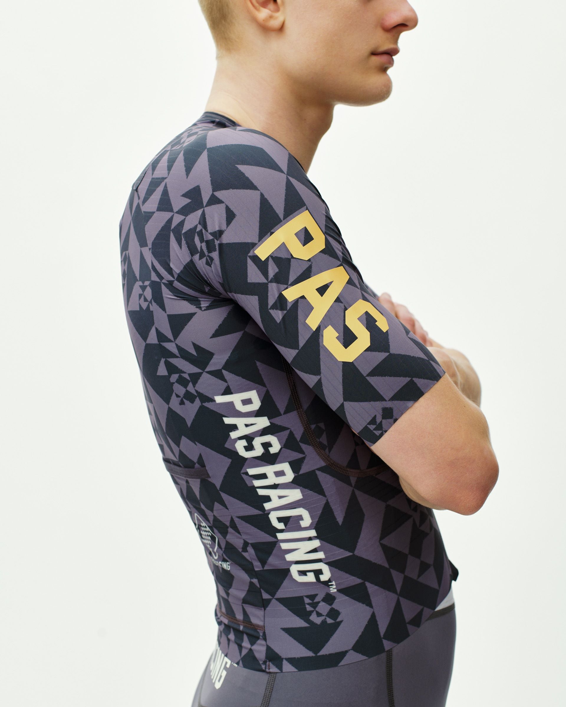 PAS Racing Mechanism Pro Jersey - AOP Origami Grey