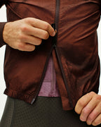 Mechanism Stow Away Jacket - AOP Light brown