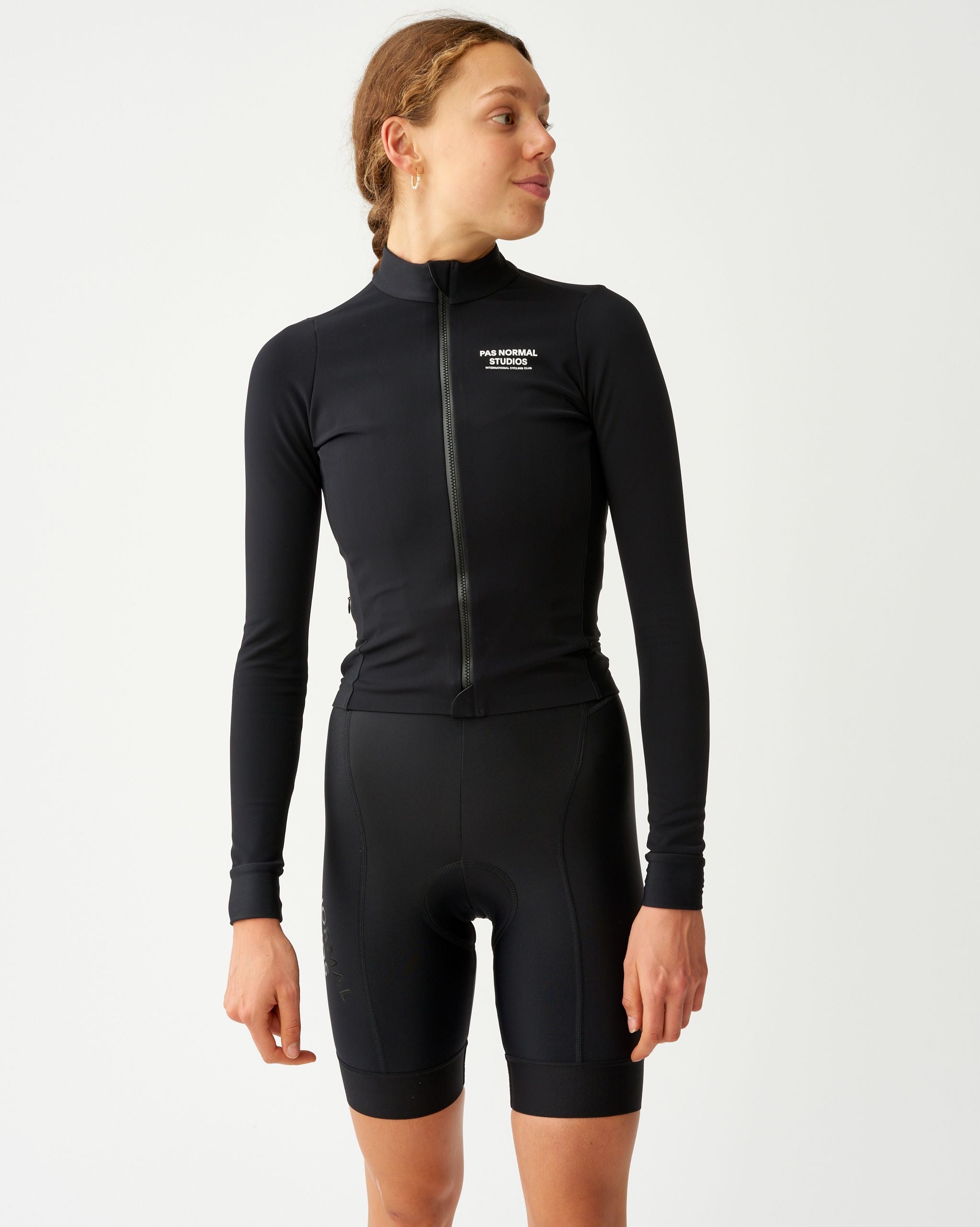 Women's Mechanism Long Sleeve Jersey - Black