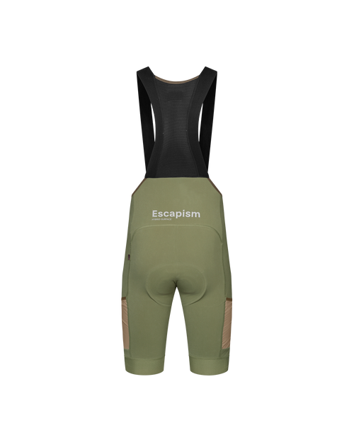 Escapism Cargo Bibs - Light Olive