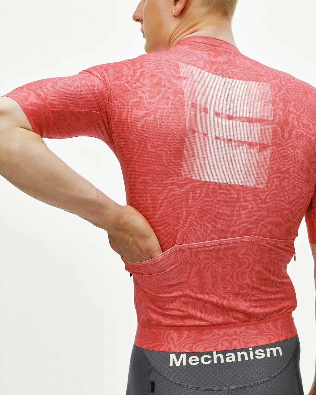 Mechanism Logo Jersey - AOP RTN Classic red