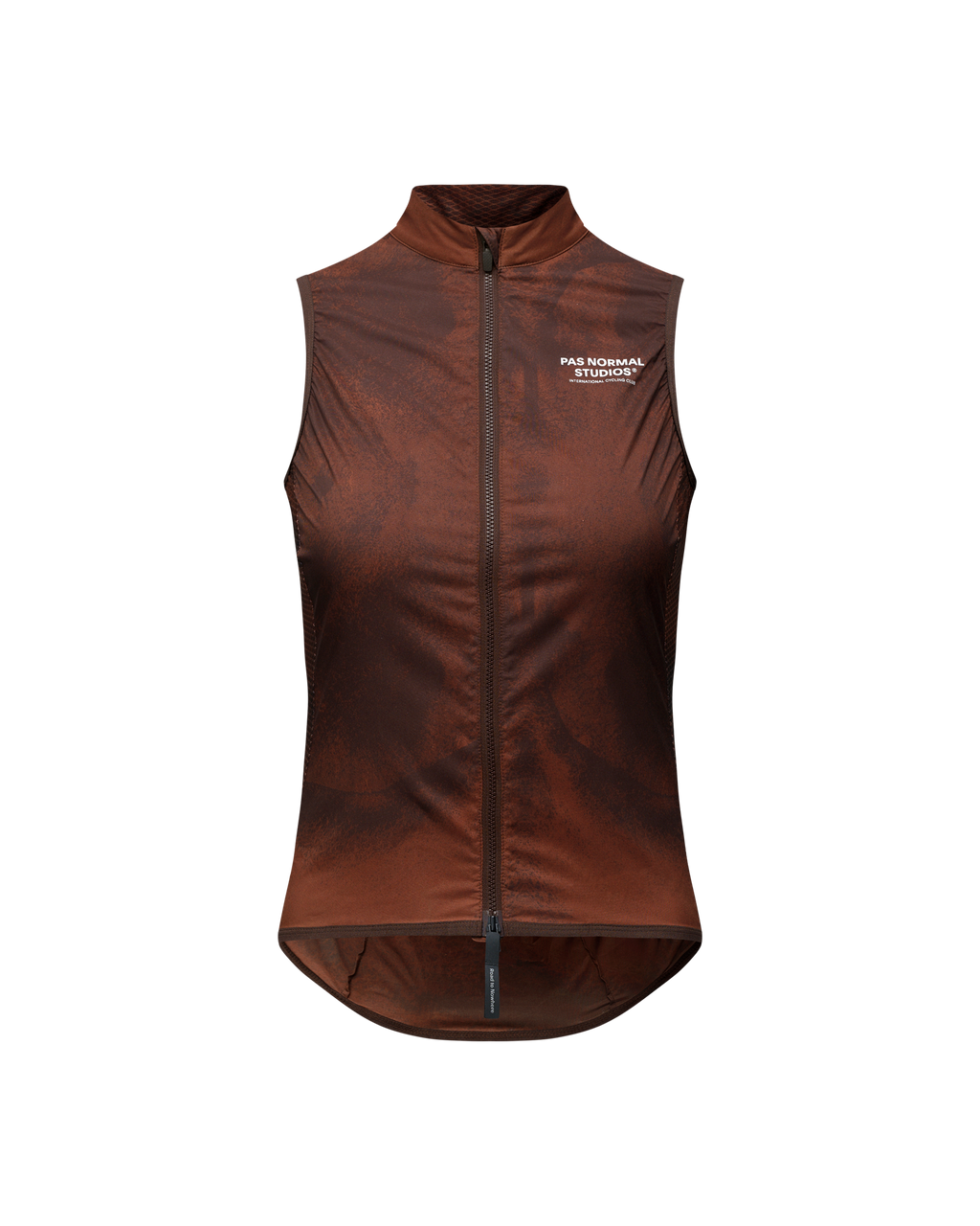 Women's Mechanism Stow Away Gilet - AOP Light brown