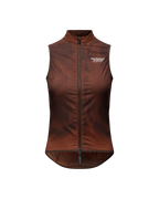 Women's Mechanism Stow Away Gilet - AOP Light brown