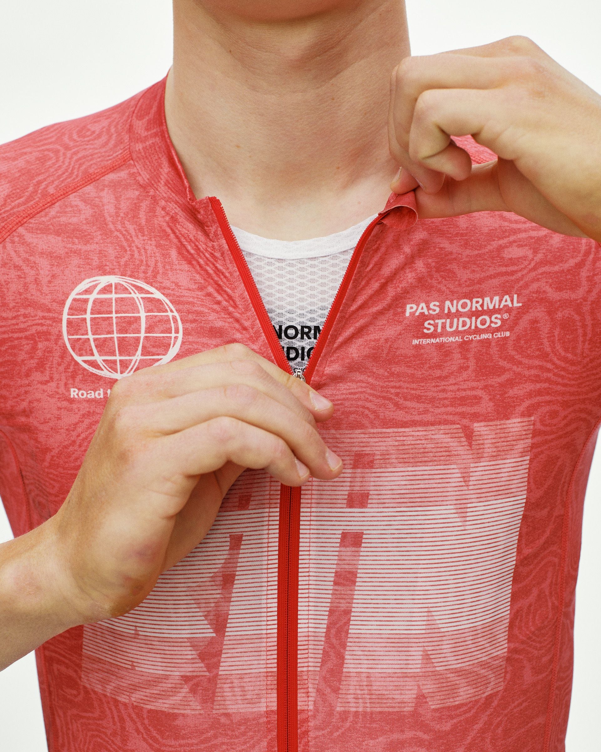 Mechanism Logo Jersey - AOP RTN Classic red