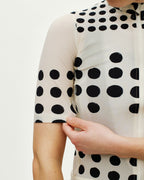 Women's Essential Jersey - Dot Off White