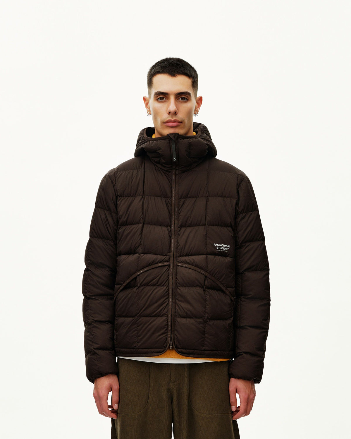 Off-Race Down Liner Jacket - Dark Coffee