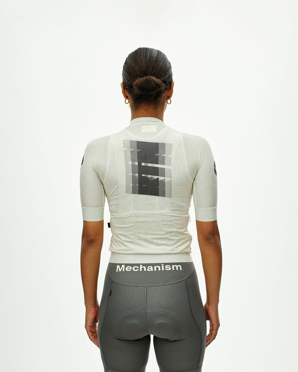 Women's Mechanism Logo Jersey - AOP RTN Off White