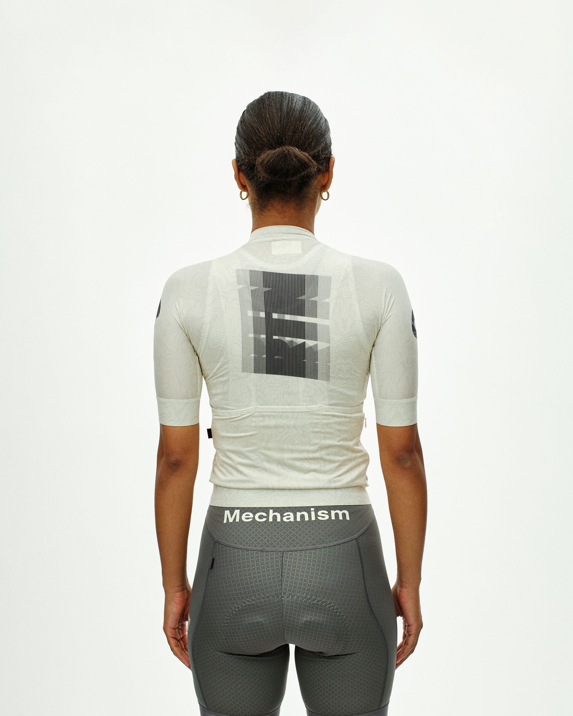Women's Mechanism Logo Jersey - AOP RTN Off White