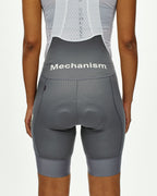 Women's Mechanism Logo Bibs - Medium Grey