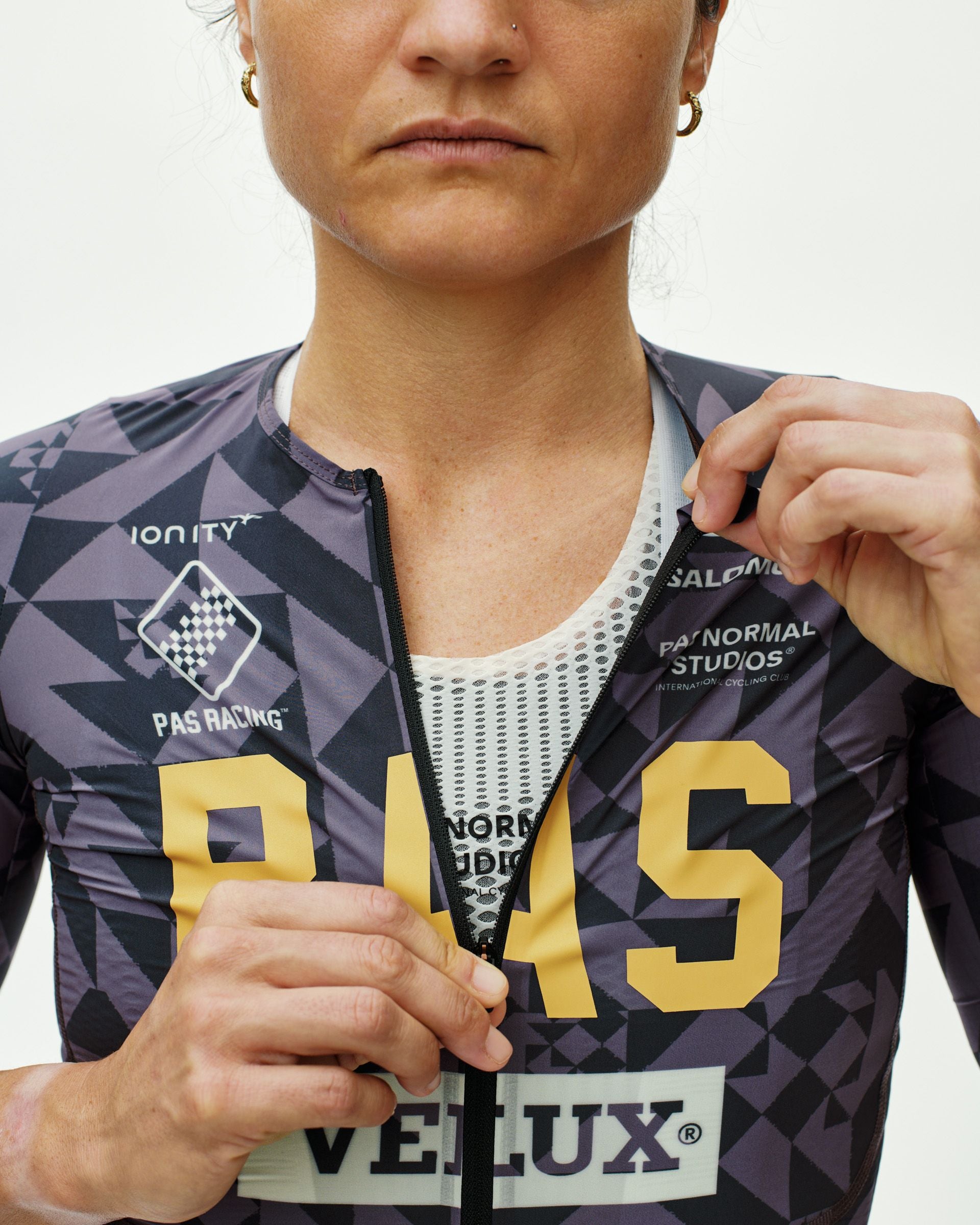 Women's PAS Racing Mechanism Pro Jersey - AOP Origami Grey