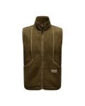 Off-Race Pile Fleece Vest - Deep Olive