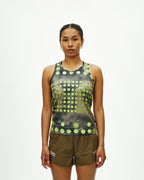 Women's T.K.O. Balance Singlet - T.K.O. Moss Green