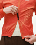 Women's Mechanism Stow Away Jacket - AOP Hibiscus Orange